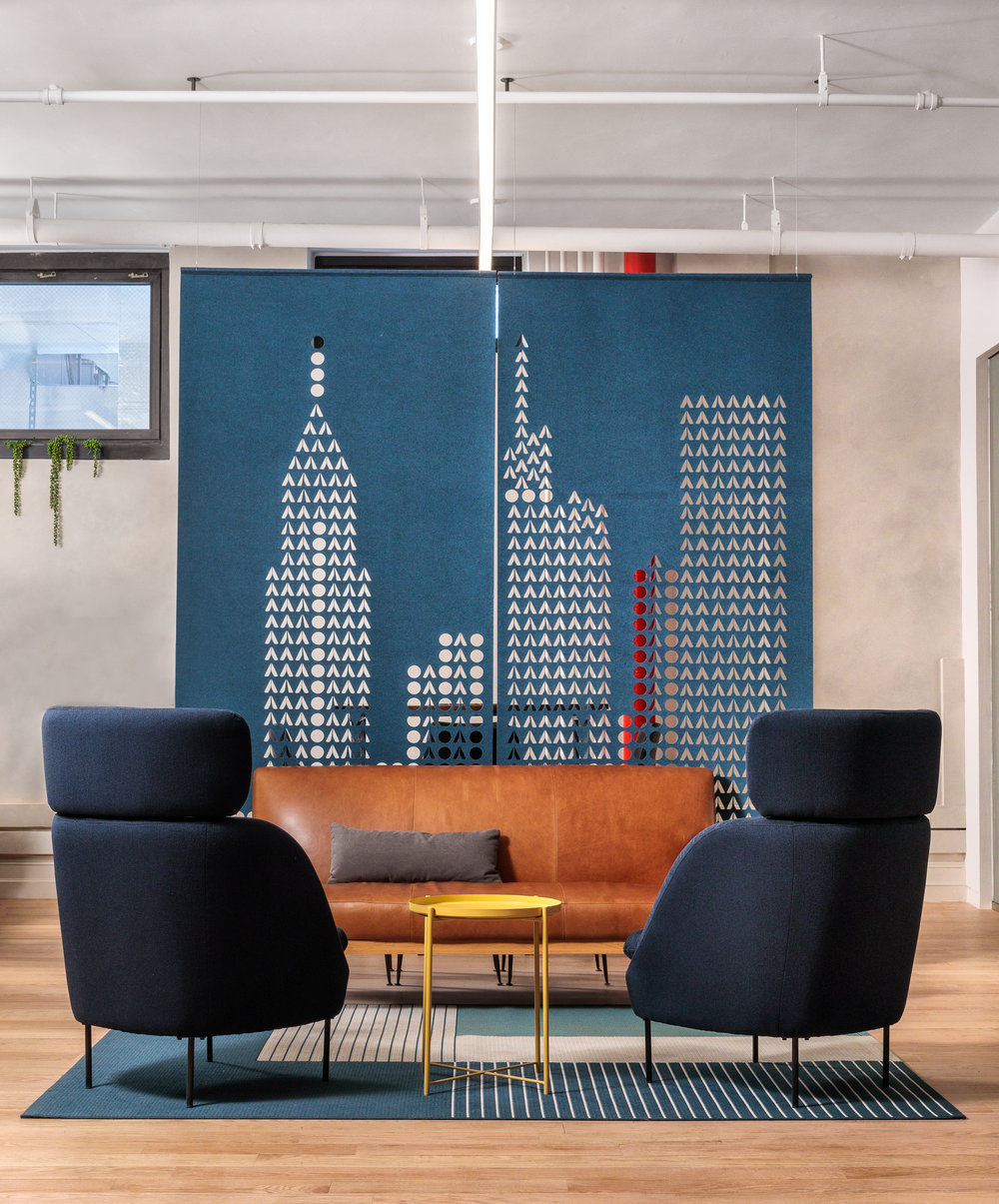 纽约沐浴在色彩中的联合办公空间  FLOAT Studio-2