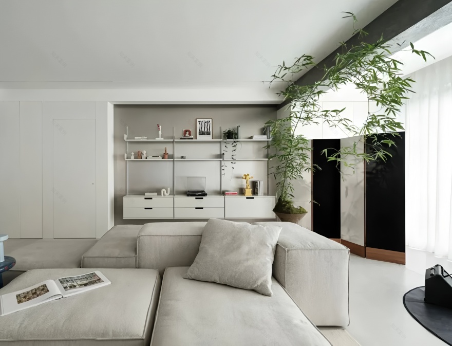 成都·南山凌峯180㎡极简大平层丨中国成都丨尚舍家室内设计-2