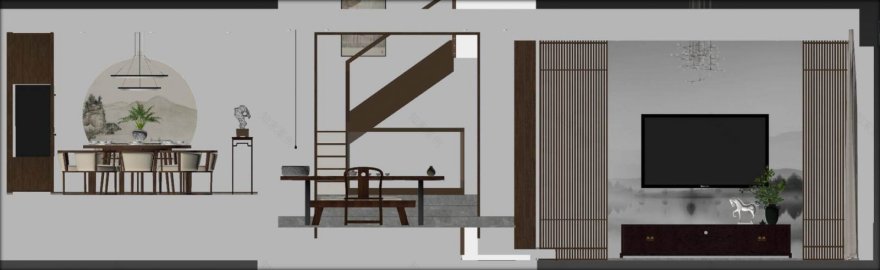 东湖官邸禅意新中式设计 | 夏凯&董婉荣-12