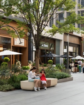 杭州亚奥万象天地景观提升丨中国杭州丨风物营造Landtek Group