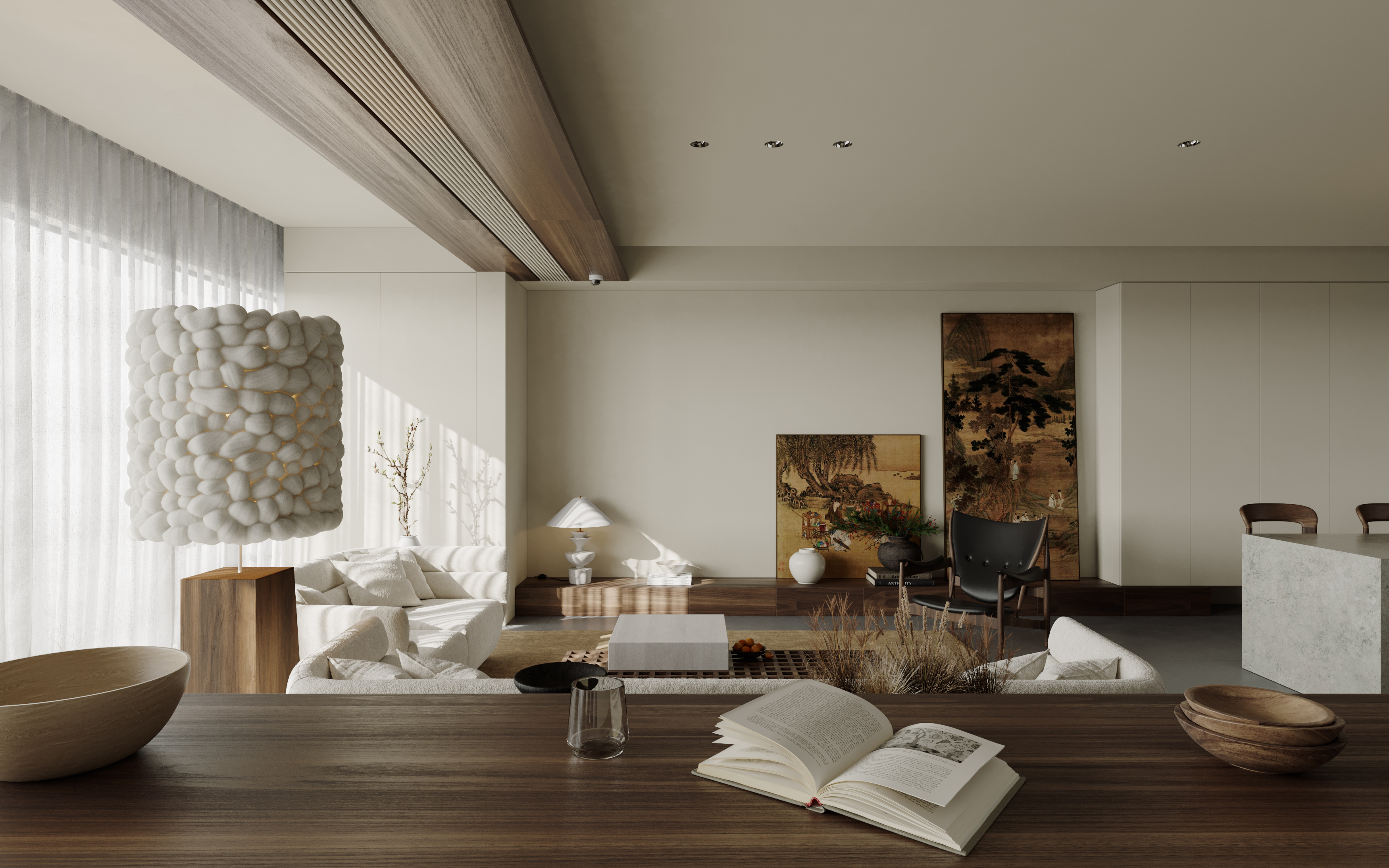 中古客厅,阴天卧室丨白刻-4