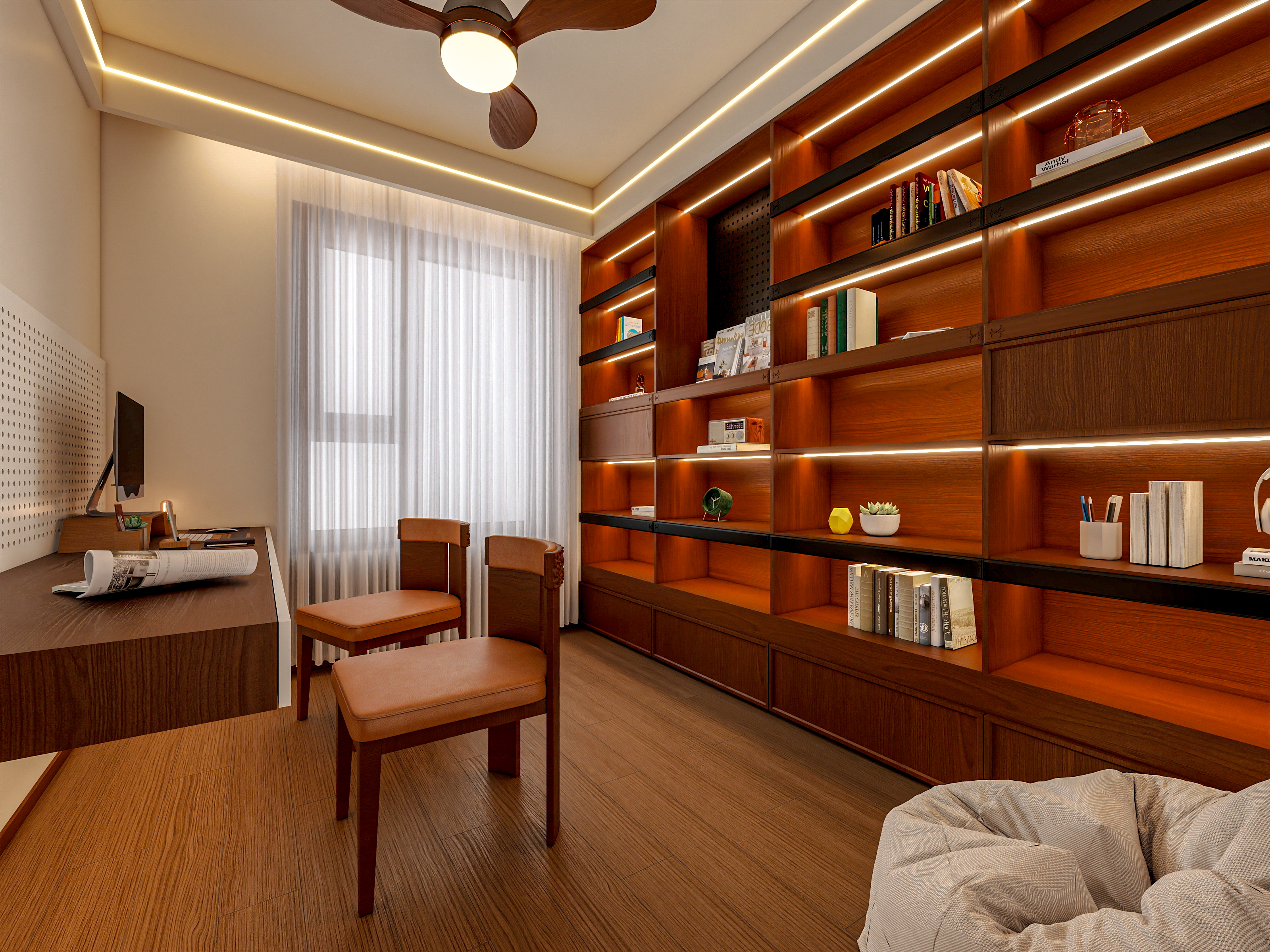 四川岳池雍合湾（180平方中古风三居室）-27