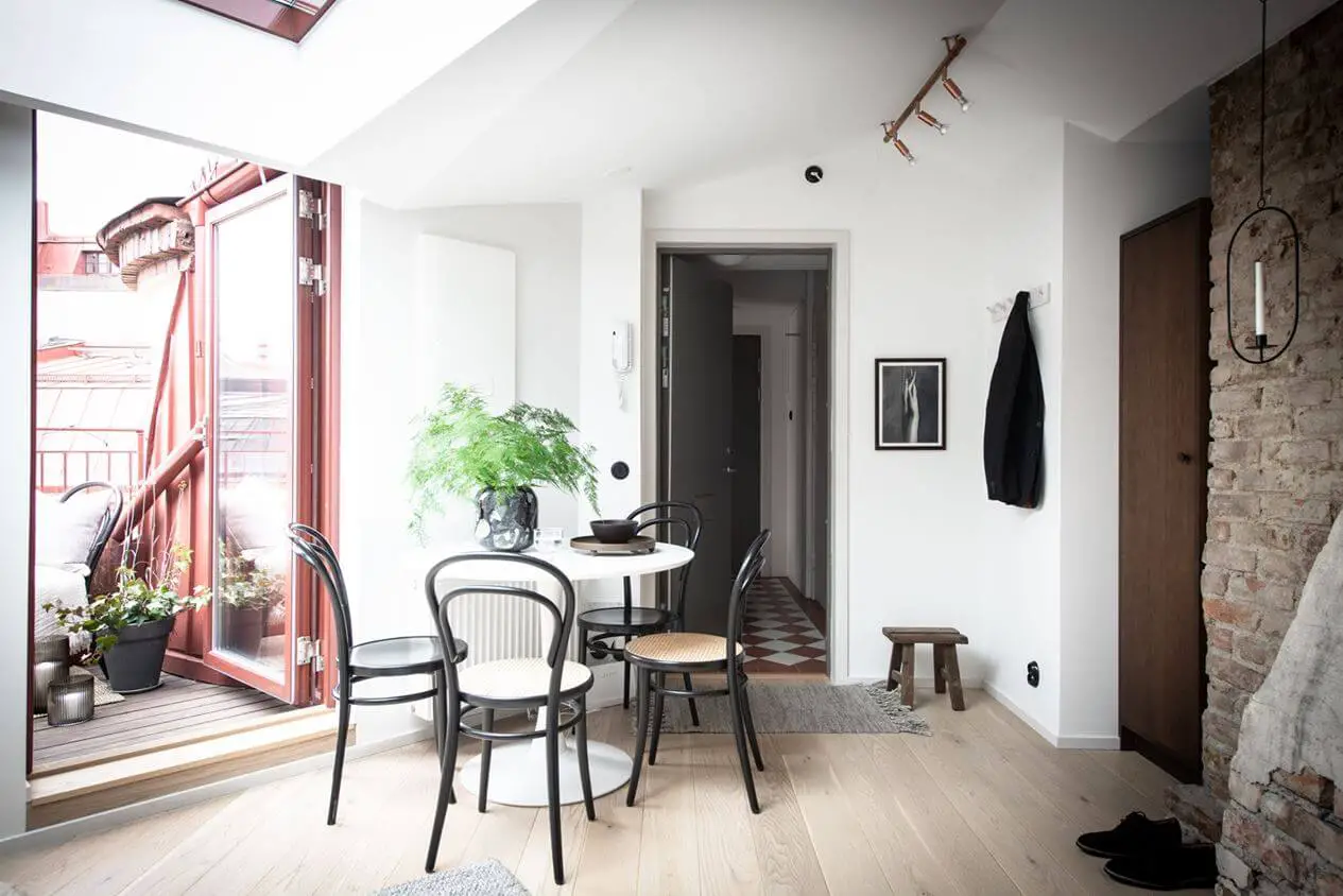 "瑞典 35m2 小户型阁楼公寓，空间利用与设计美感的完美结合"-10