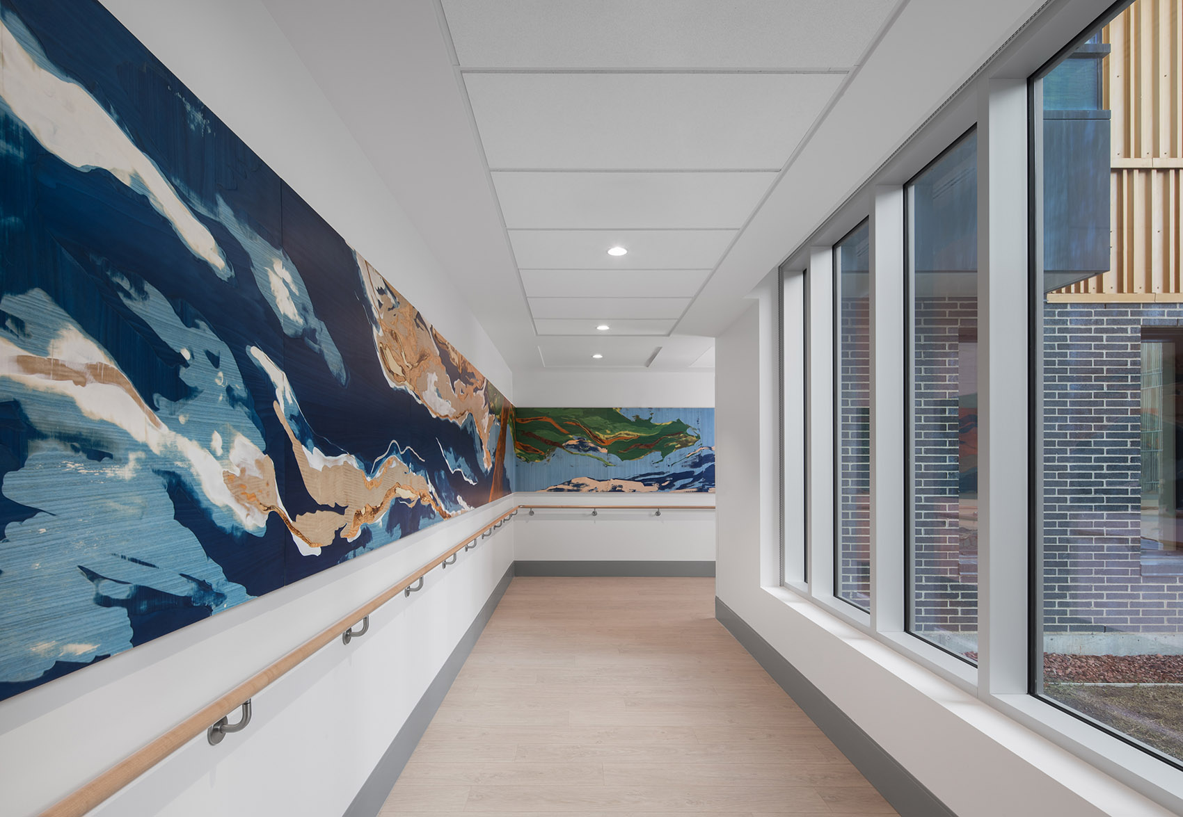 Le cycle du présent装饰壁画,加拿大 / Yechel Gagnon-3