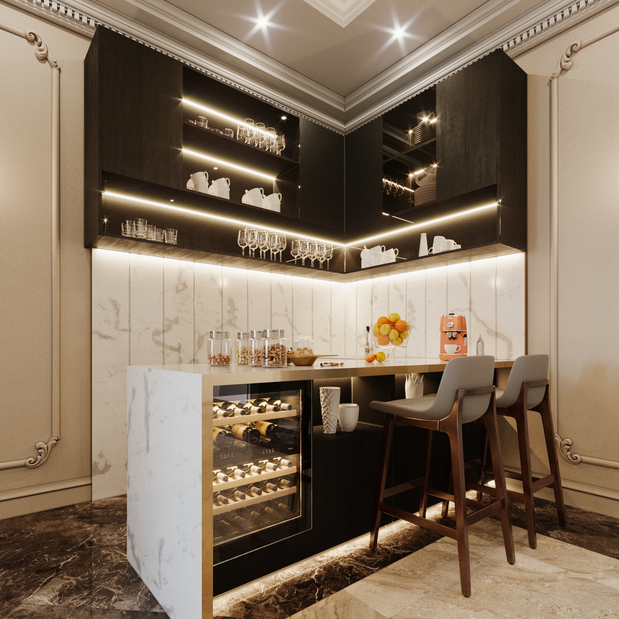 新古典主义别墅丨Shady Salah-34