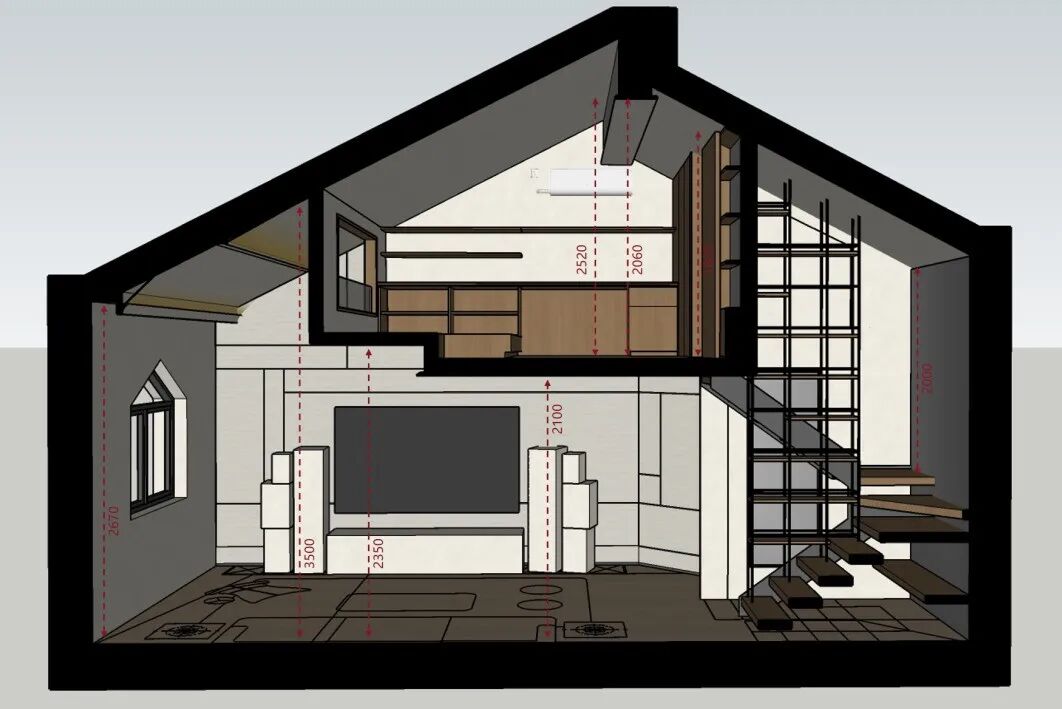 梦想改造家第十二季 上海·猫耳朵奇葩房改造丨中国上海丨上海高迪建筑工程设计有限公司-18