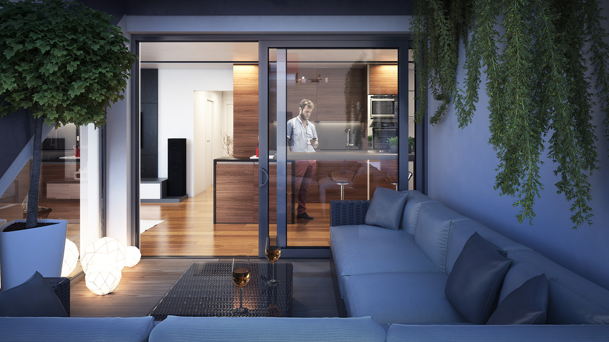 维也纳公寓顶层翻新设计-4