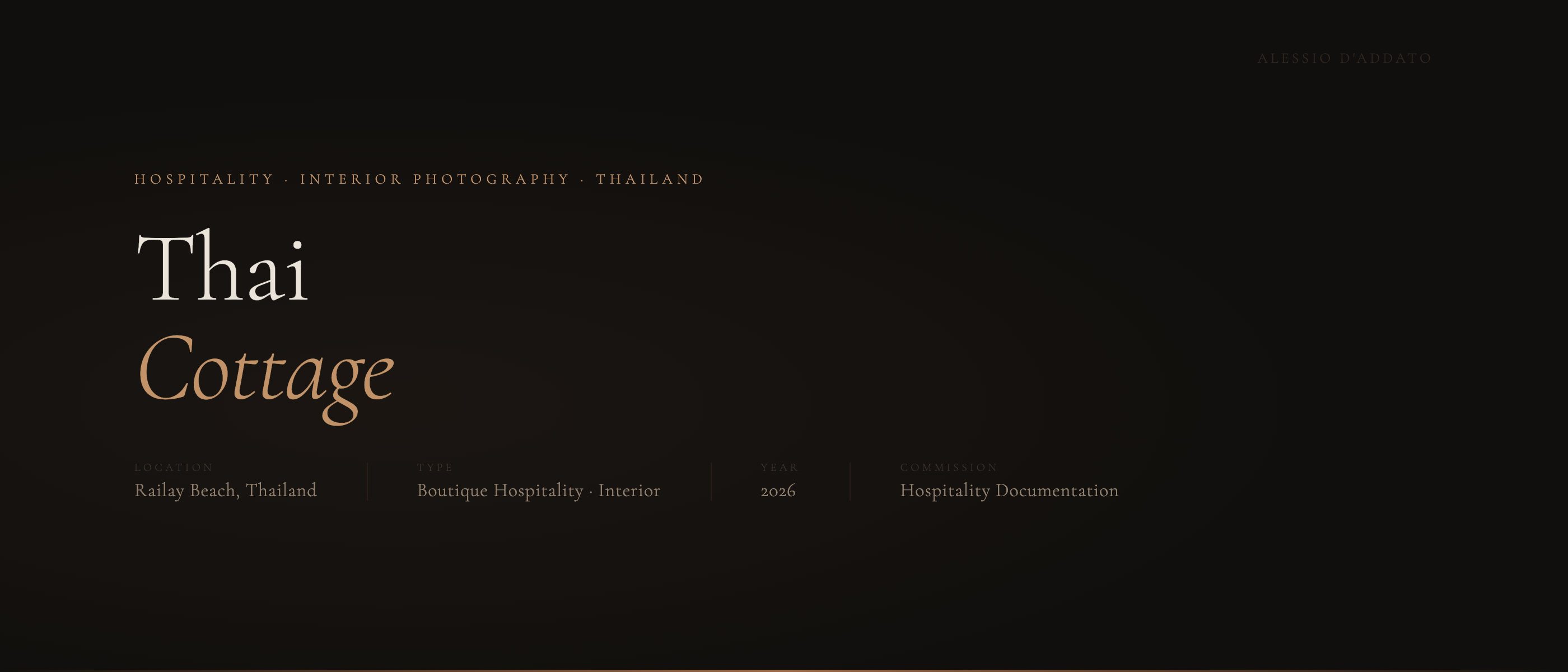 Thai Cottage — Hospitality Interiors, Railay Beach-0