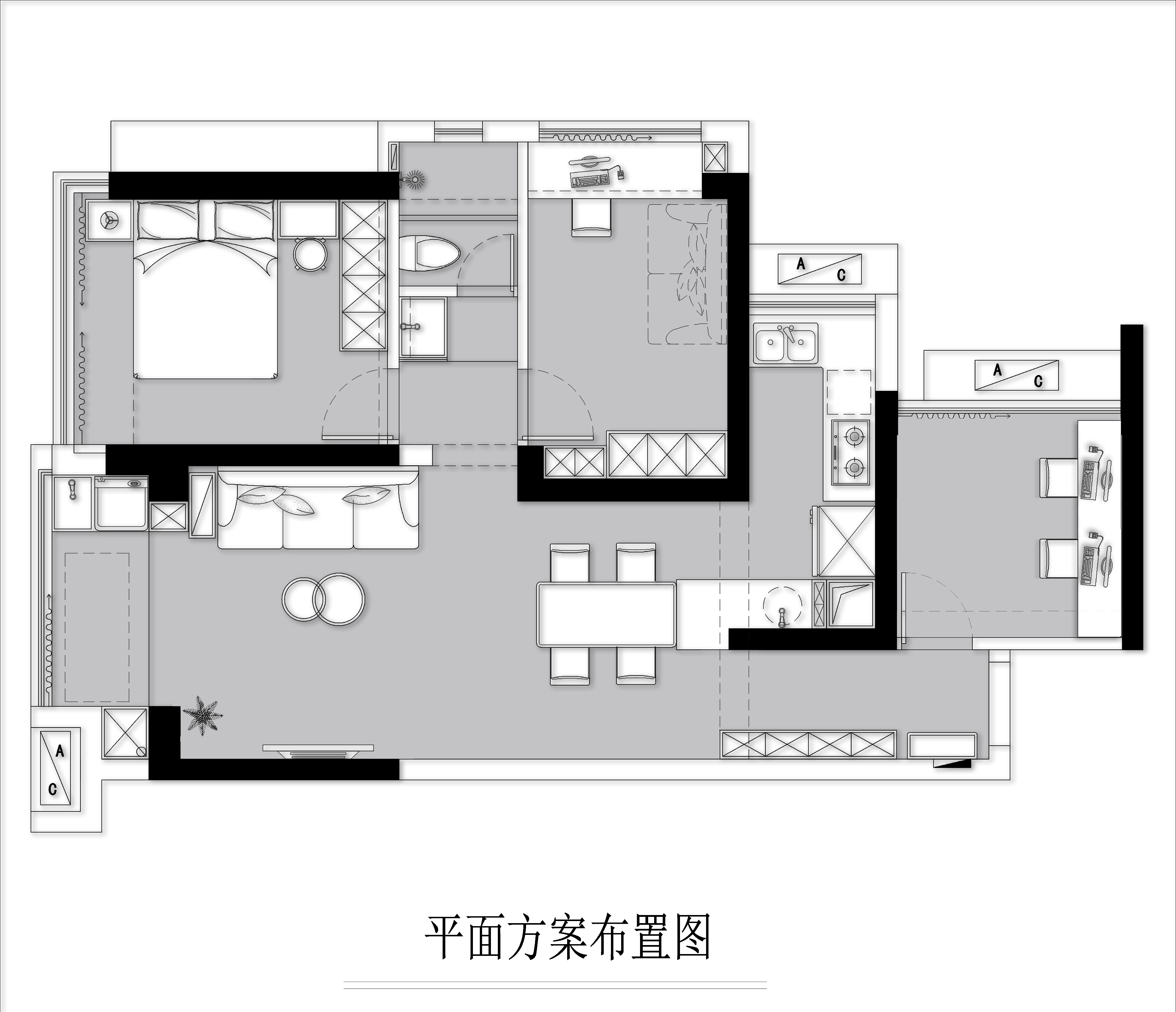 深圳 80㎡现代风公寓，打造温馨治愈小天地-9