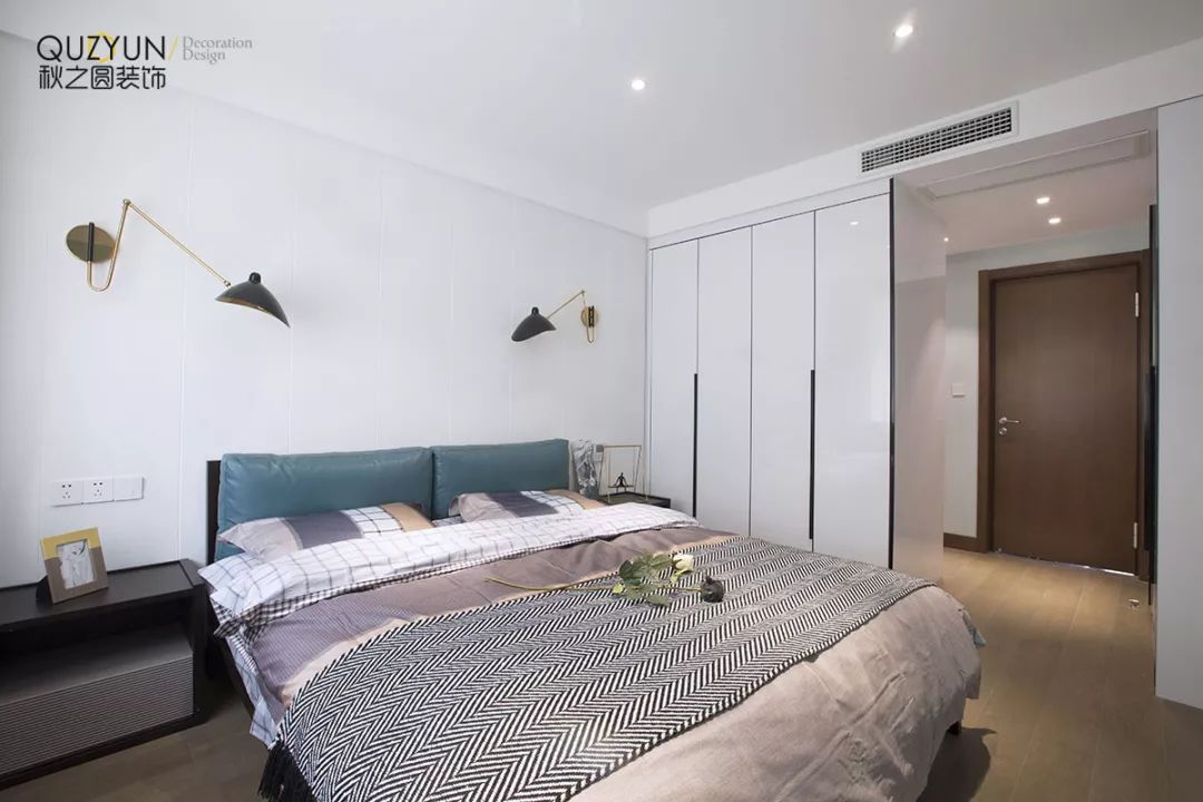 景湖人家现代风设计，水泥漆++ 木饰面演绎灵动空间-36