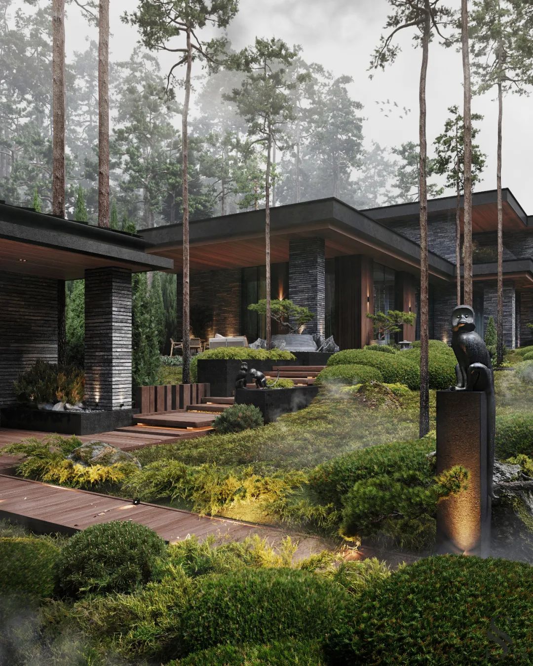 圣彼得堡900㎡森林别墅丨俄罗斯圣彼得堡丨STUDIA 54俄罗斯建筑设计工作室-34