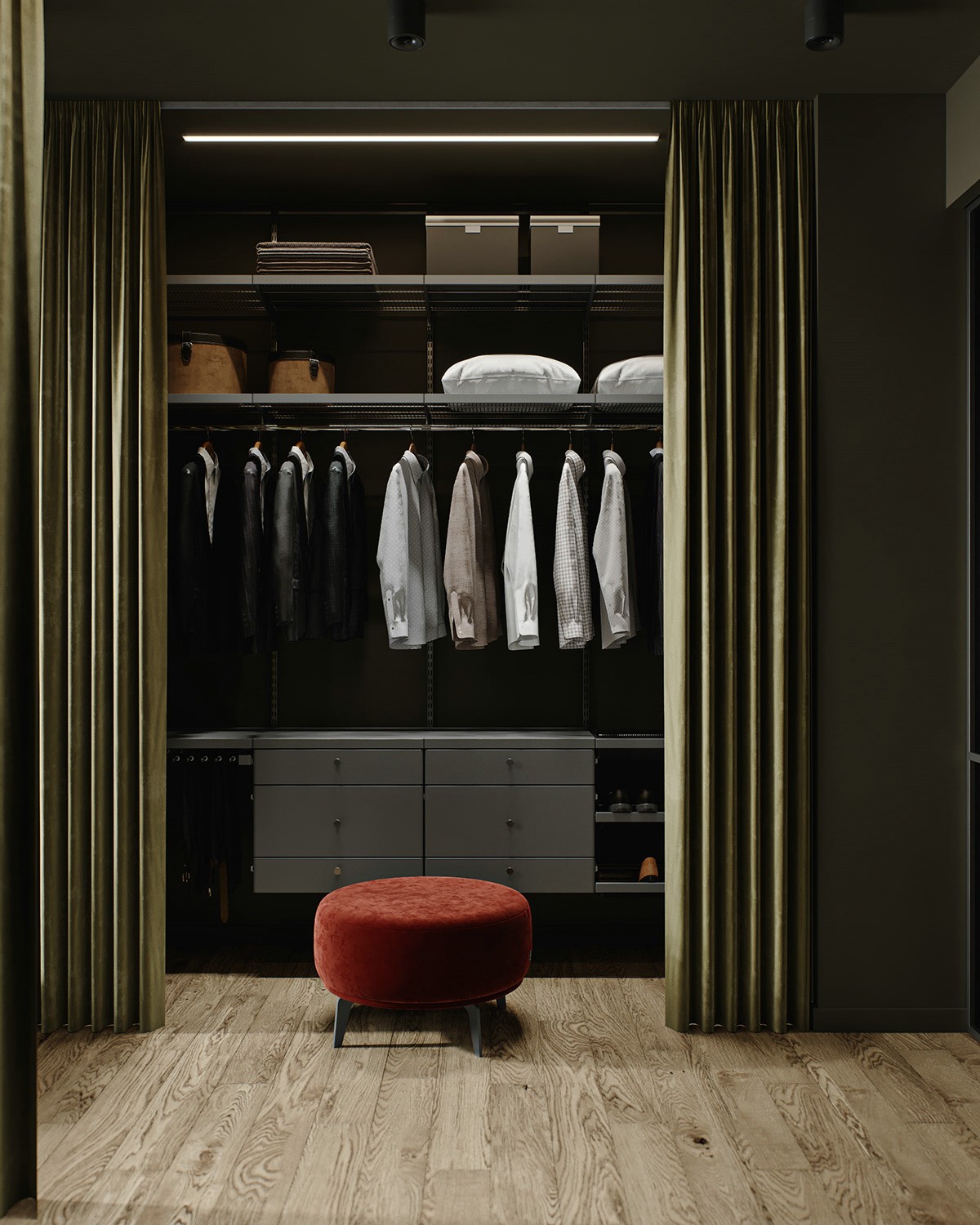 97平米 圣彼得堡工业风空间设计-23