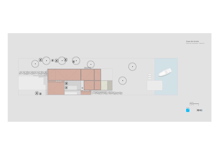 巴西河岸线性住宅，融入自然与通透-3