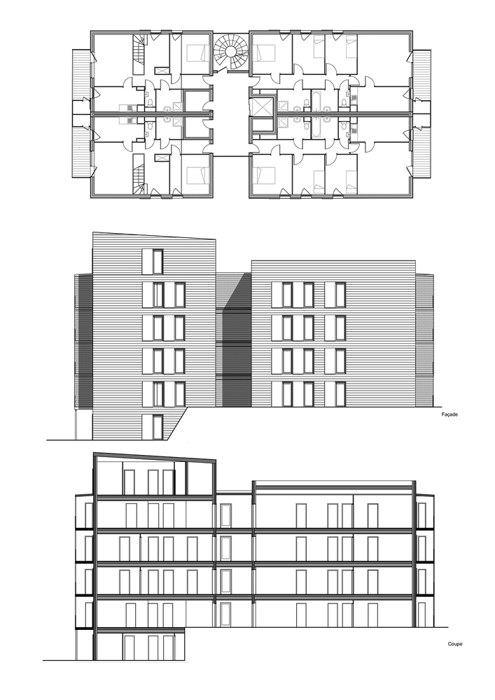 生态街区典范 | Rive de Gier 60 套社会住房公寓-72