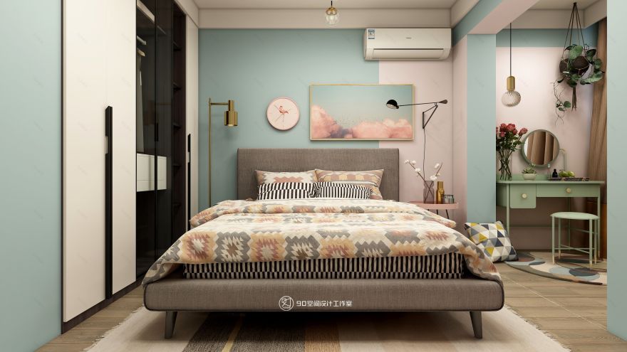 修炼爱情 · 轻奢 90 平方 2 房 2 厅 1 卫设计-67