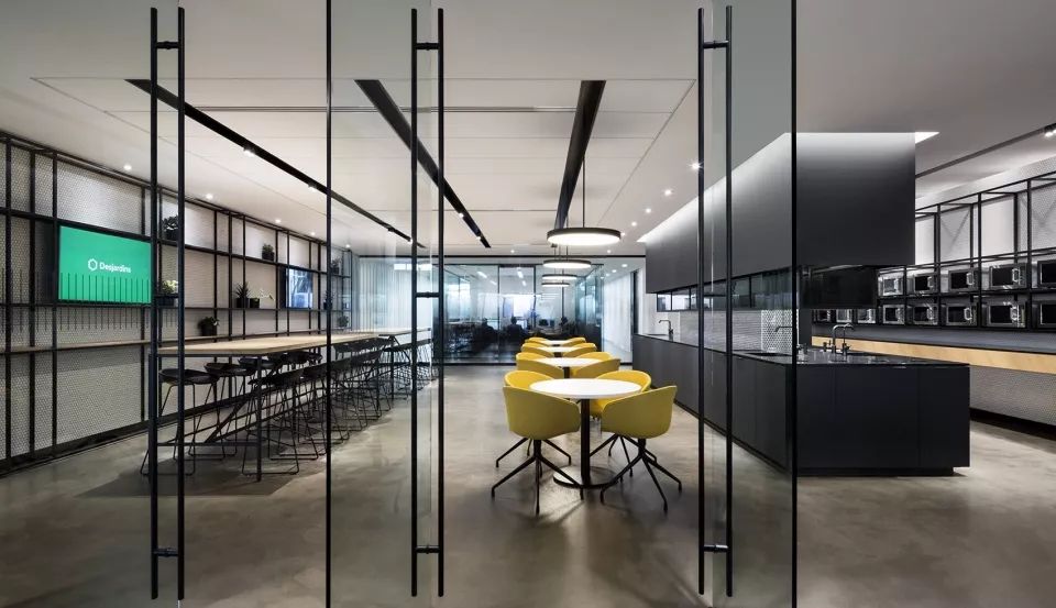 蒙特利尔塔新生,Desjardins 金融机构打造现代办公空间-57
