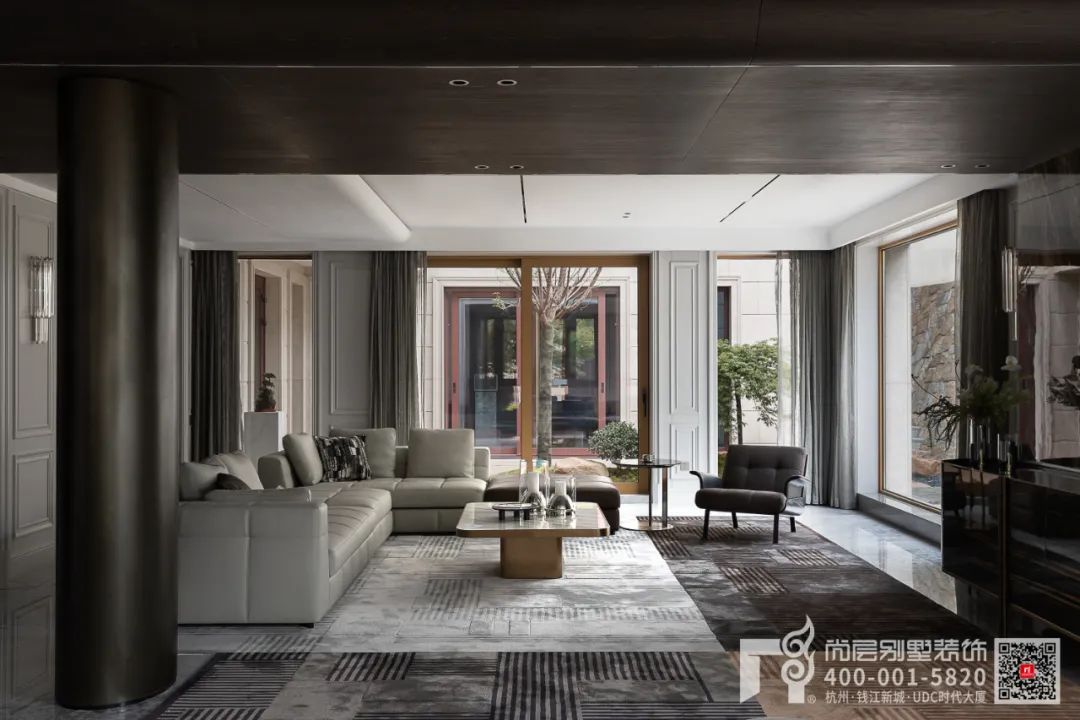 杭州香格里拉现代轻法大宅丨中国杭州丨杭州尚层装饰-19