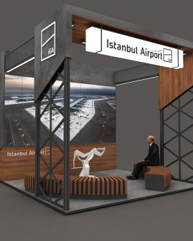 Istanbul Airport (IGA) Booth Design_16sqm