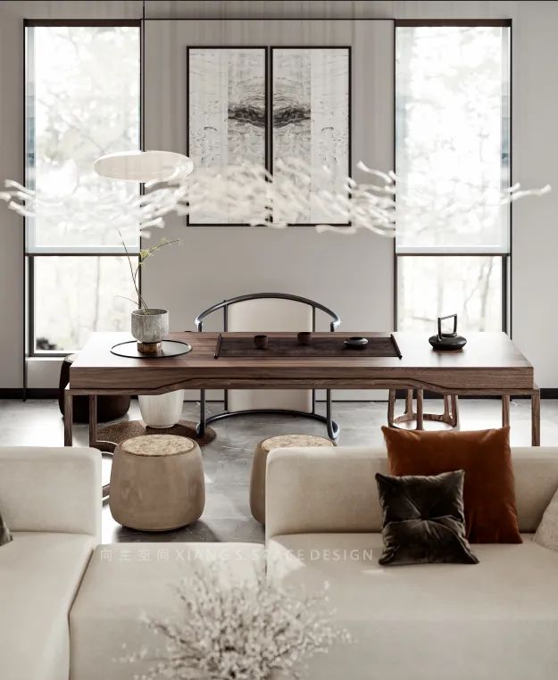 杭州共生别墅,禅意与现代共融-15