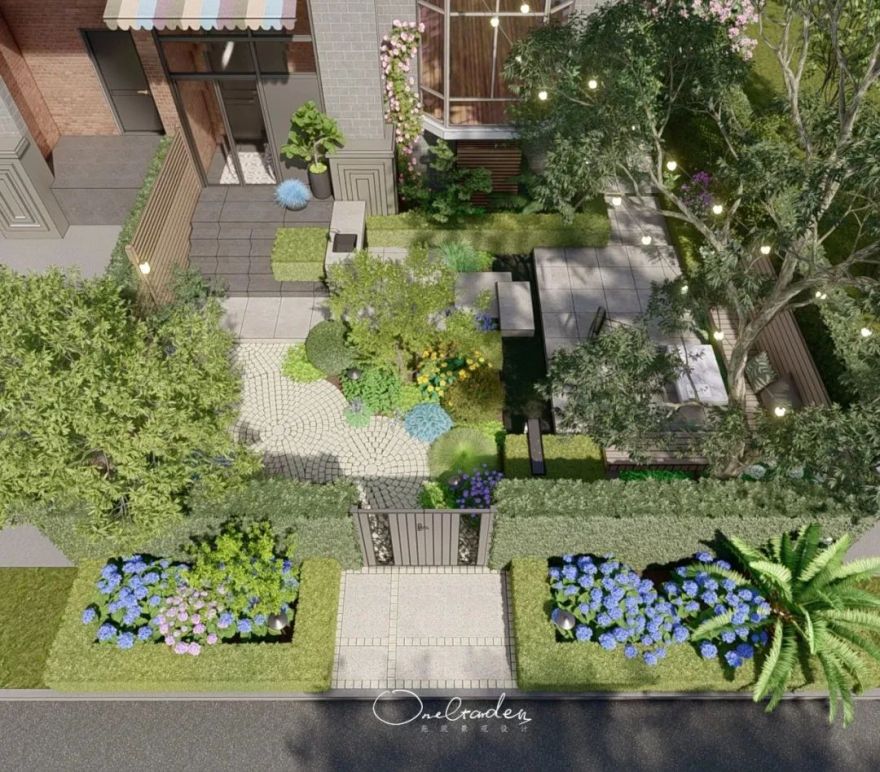 绿意盎然的花园改造丨OneGarden-18