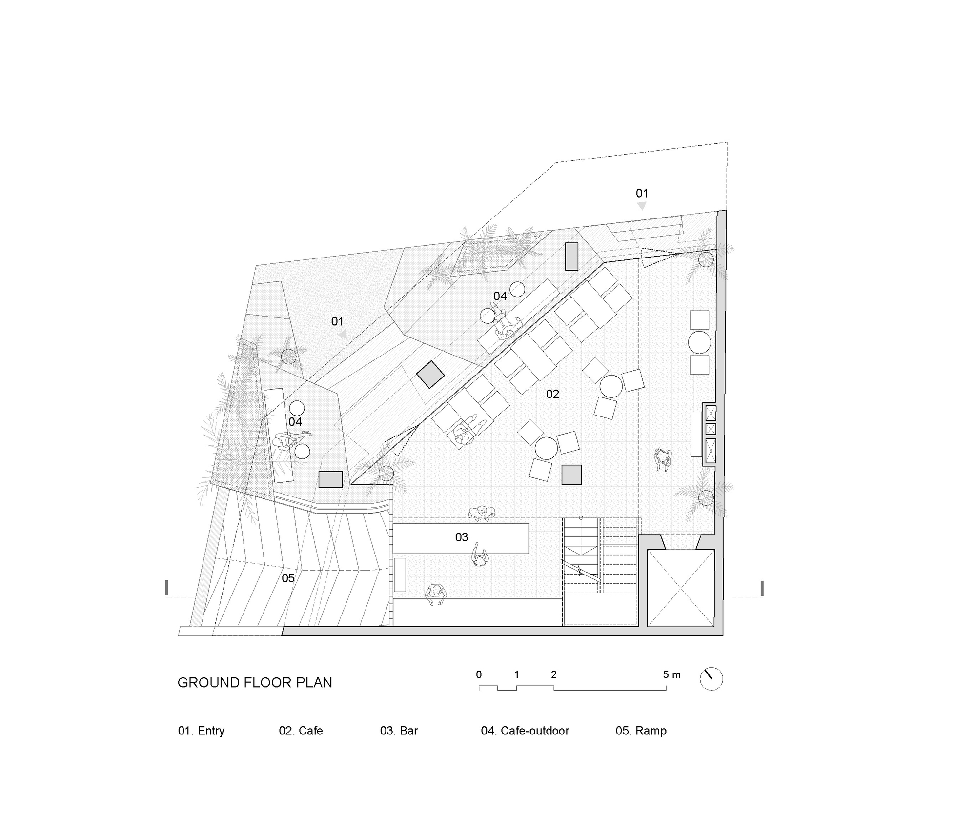 TNV 咖啡与综合大楼丨越南河内丨Comma Studio-10