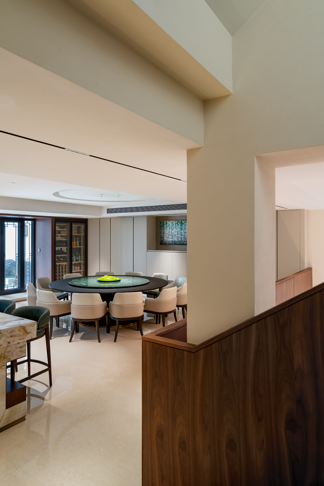 拾间系新作|杭州600平别墅：新中式生活的诗意栖居-33