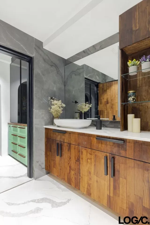 A Spacious, Colour-Rich House Of Curves Designed With Open And Airy Spaces | Logic Architecture + Research - The Architects Diary-26