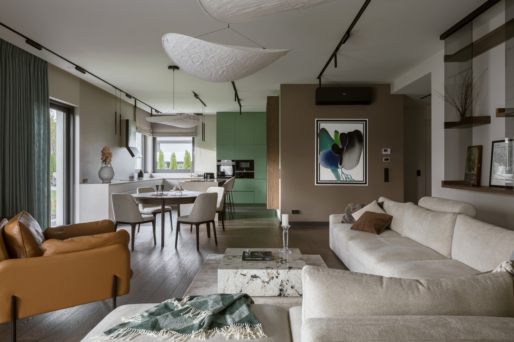 Konstancin附近的单层住宅室内设计丨Malwina Morelewska-31