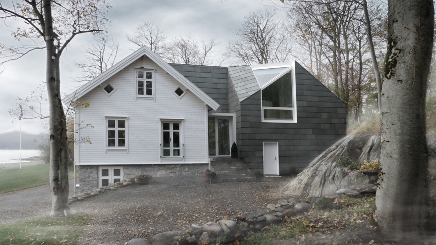 挪威旧屋扩建,新旧共生之美-36