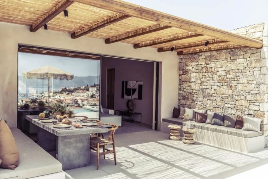 凯法利尼亚岛的石头别墅丨希腊丨Kleoniki Androni-23