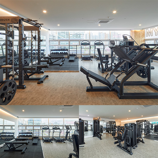 简约 38 平南杨州健身房设计-1
