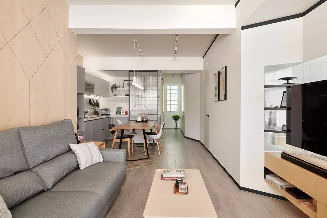 80m²现代简约小户型，打造通透餐厨卫空间-12