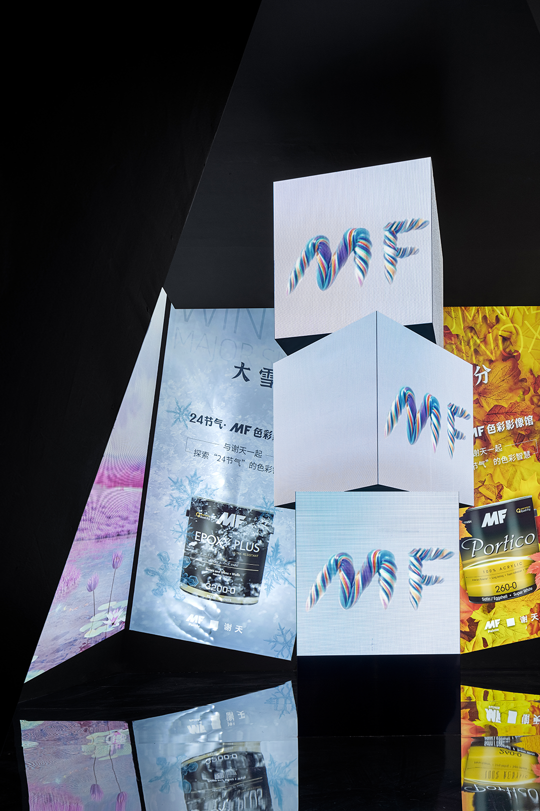 加拿大MF涂料2022广州设计周展厅丨中国广州丨一直建筑设计事务所-56