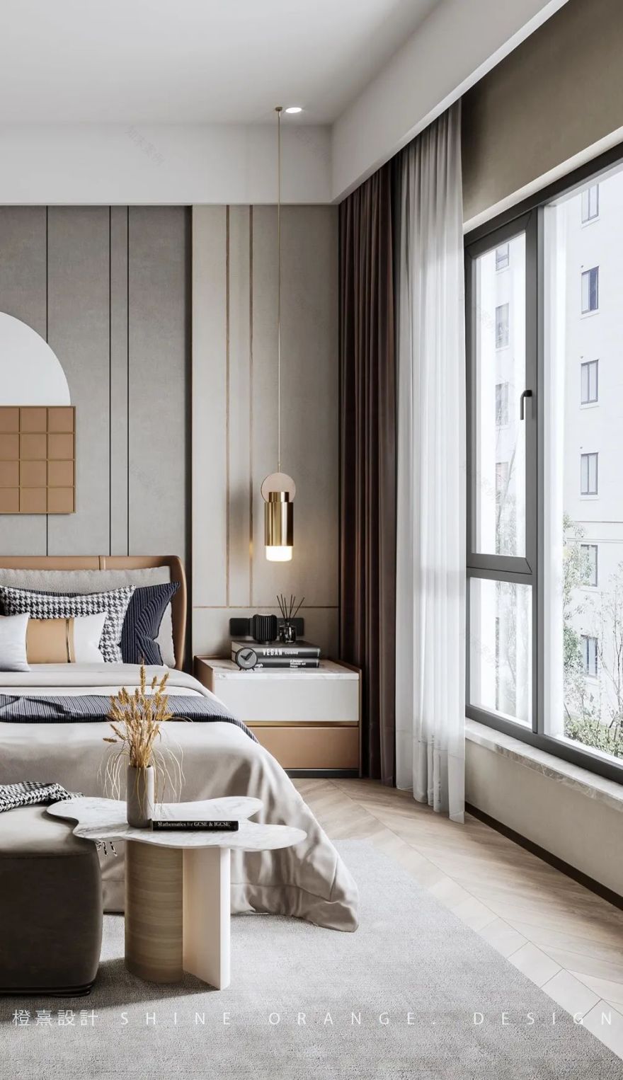 《橙熹设计》-《白云里》 | 现代北欧风格,开放空间设计,充满生活气息-82