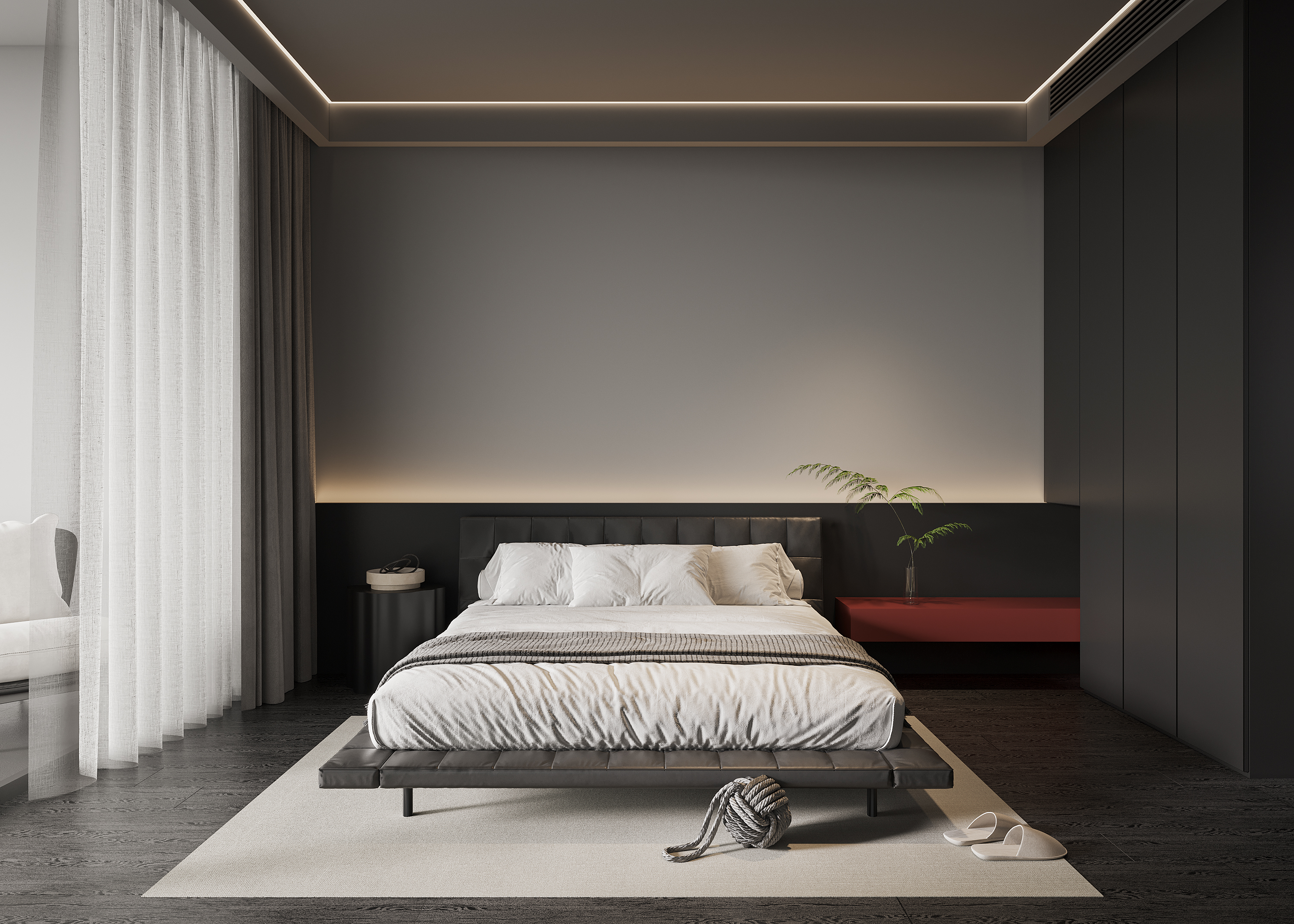 Corona渲染作品┃黑白灰-31