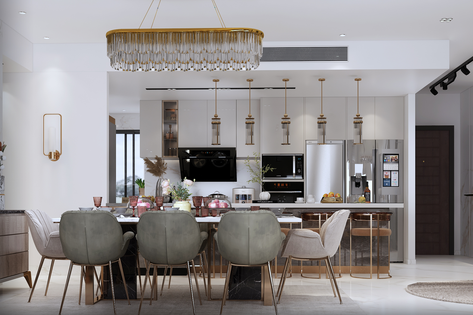 APARTMENT@THE NEW CAPITAL 接待处设计丨Eng omneya Hamed-14