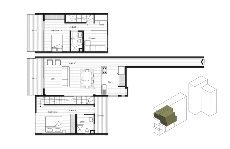 墨西哥 Escandón 社区的多功能公寓设计-22
