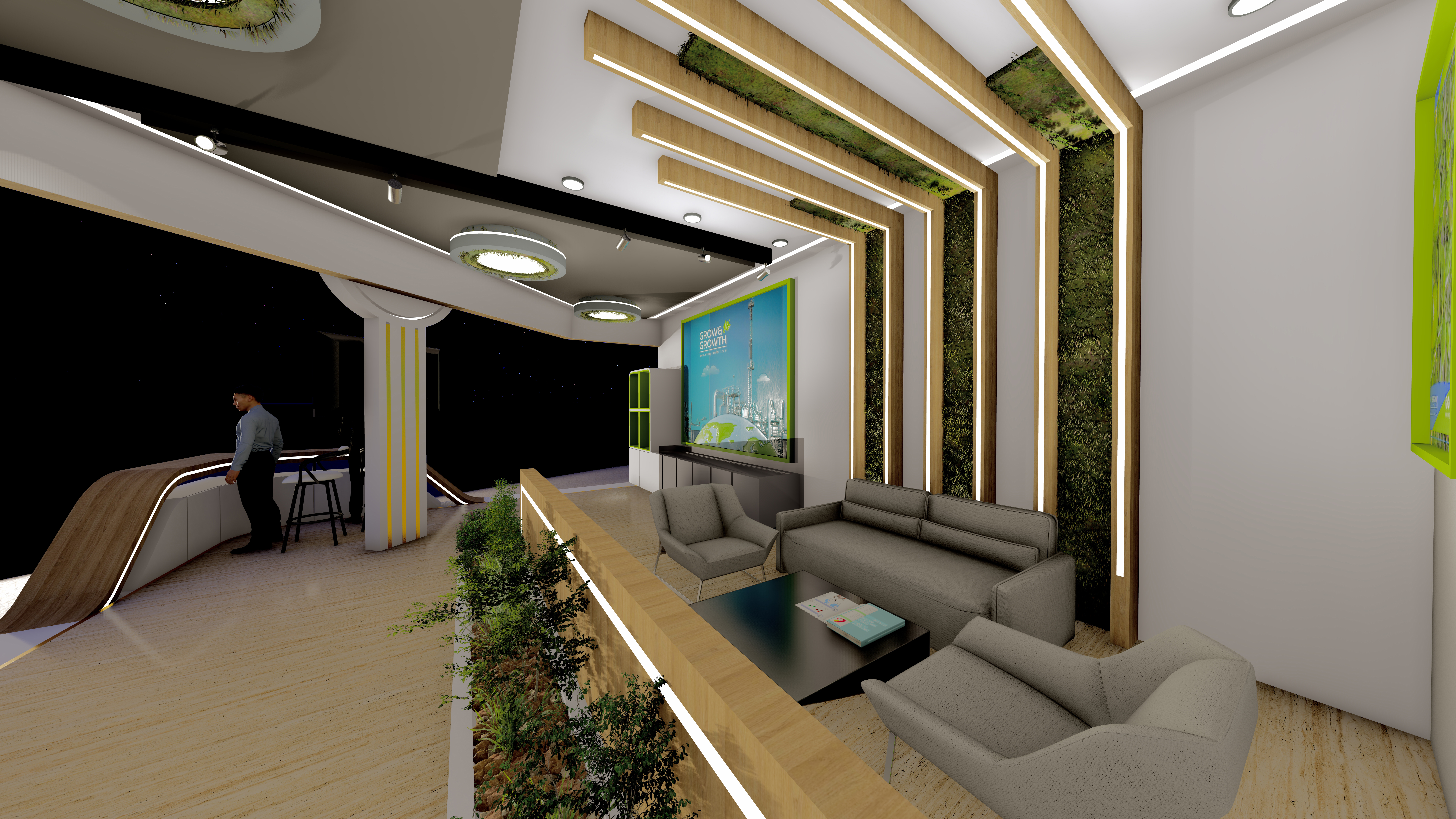 A small booth for Agricultural products company-5