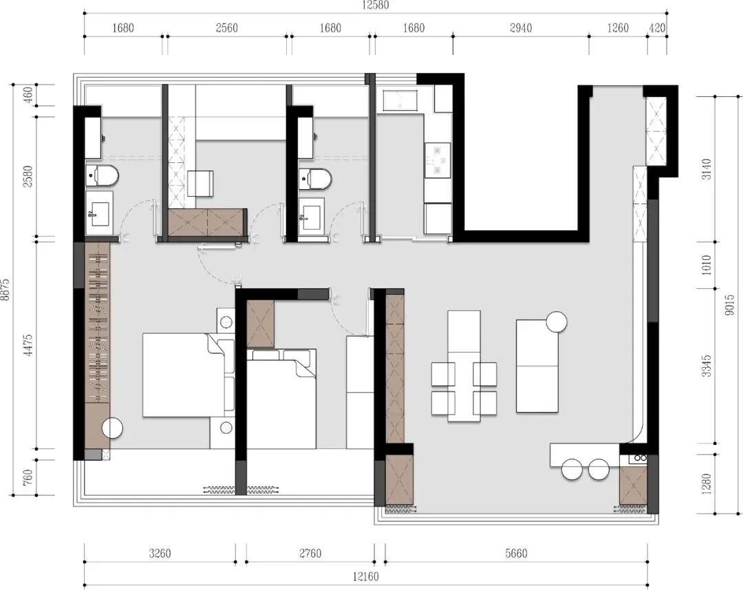 嘉致峰原木风私宅丨铭棠空间&黎铭设计-9
