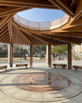 上海崇明中学校友亭丨中国上海丨上海绿建建筑设计事务所有限公司