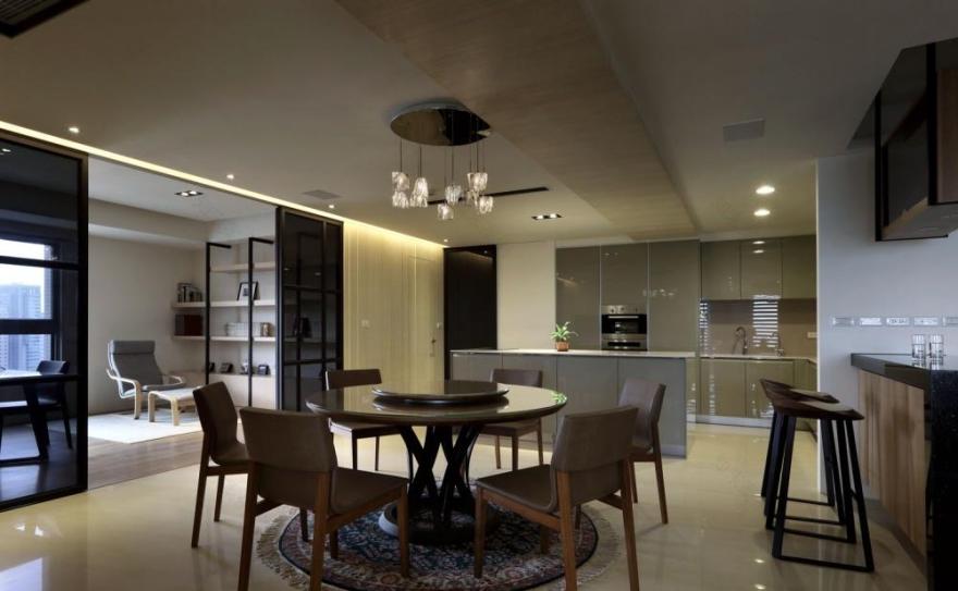 实木风情 胡桃木家居空间设计-19