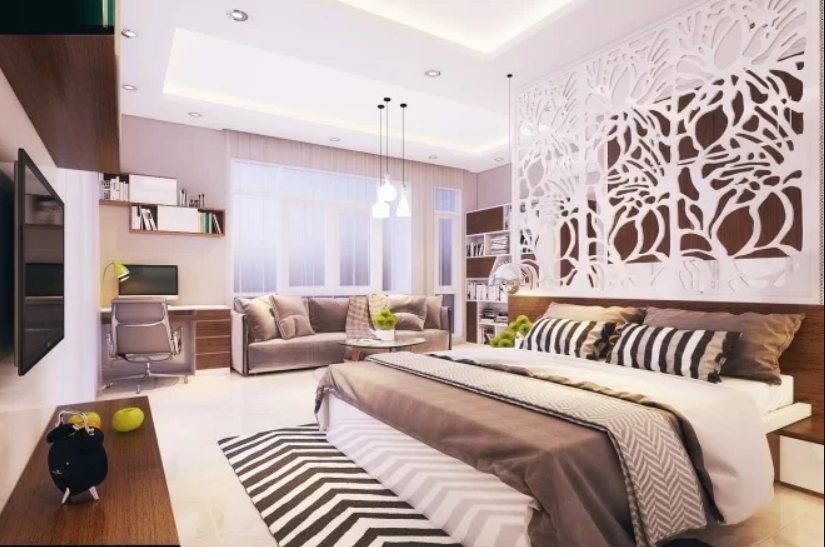 Xây Nhà 3 Tầng, Một Lửng Với Nội Thất Gỗ Tự Nhiên | Sydesign-43