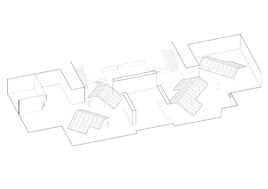 屋顶聚落|“我们的目光:艺术、人类学与亚洲映像”空间展陈设计-13