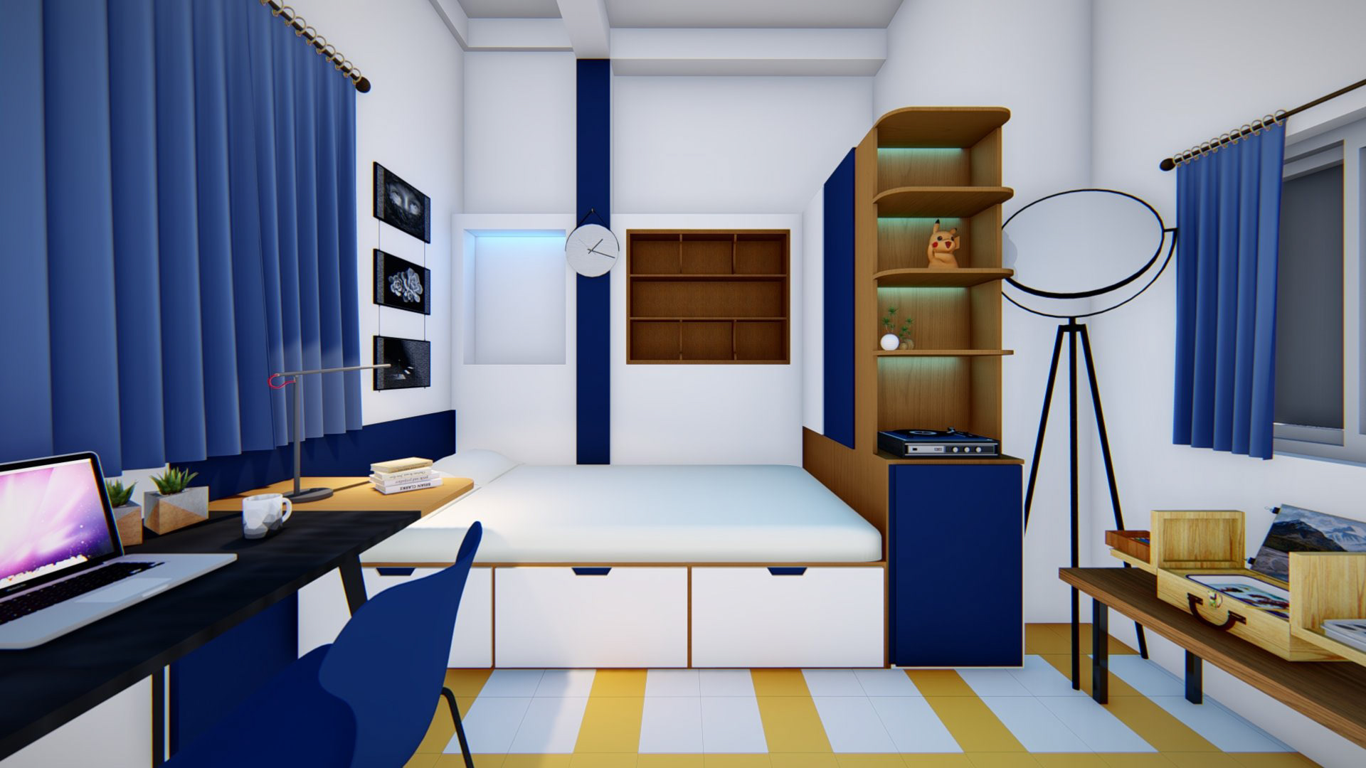 翻新学生宿舍房间丨Phuong Red,Jane To's Team-7