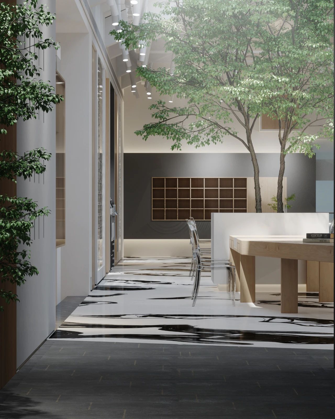 现代极简特色办公环境设计-13