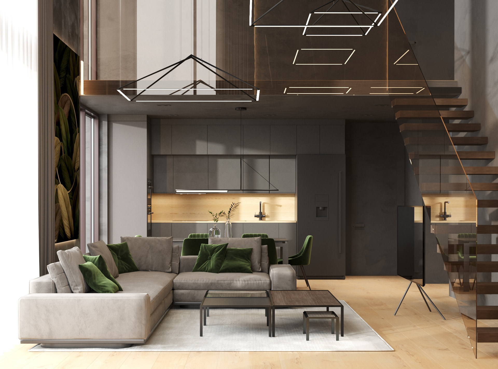 160平复式户型 色彩丰富！-0