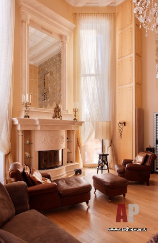 带古典元素的三层郊区别墅室内设计丨Абрамов Константин,Воронцова Ирина-15