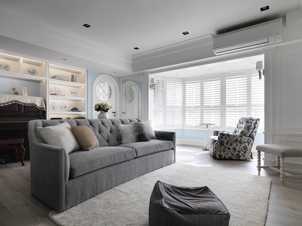 忠孝新生桑贝绘本风格现代轻美式新居丨尚展空间设计股份有限公司-1