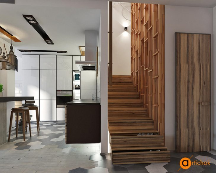 Artichok 民族风室内设计(基辅 penthouse 案例)丨乌克兰基辅-21