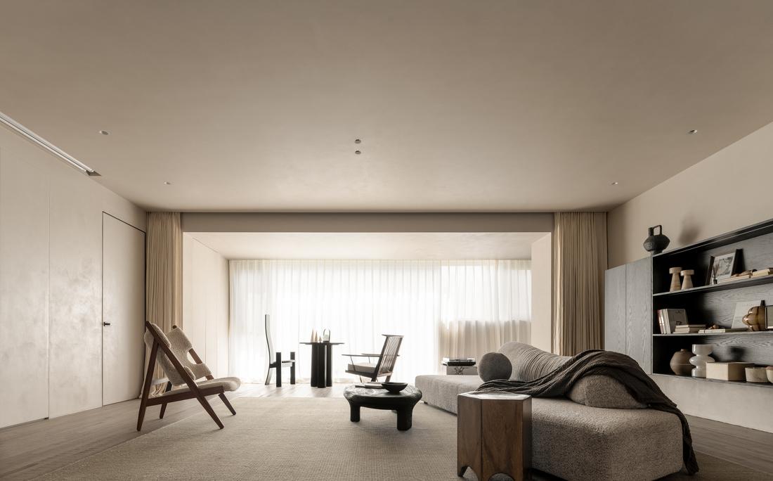 奶油风之低调淡雅丨中国天水丨宜居空间设计,例外软装设计-9